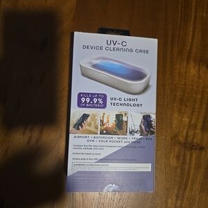 UV-C Device Cleaning Case - White